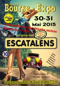 10 ème bourse et rassemblement du JPAE. Du 30 au 31 mai 2015 à Escatalens. Tarn-et-Garonne.  07H00